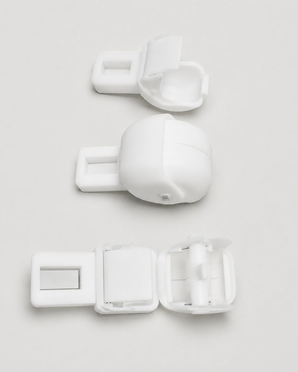 PooPoo separator design study in open and closed positions