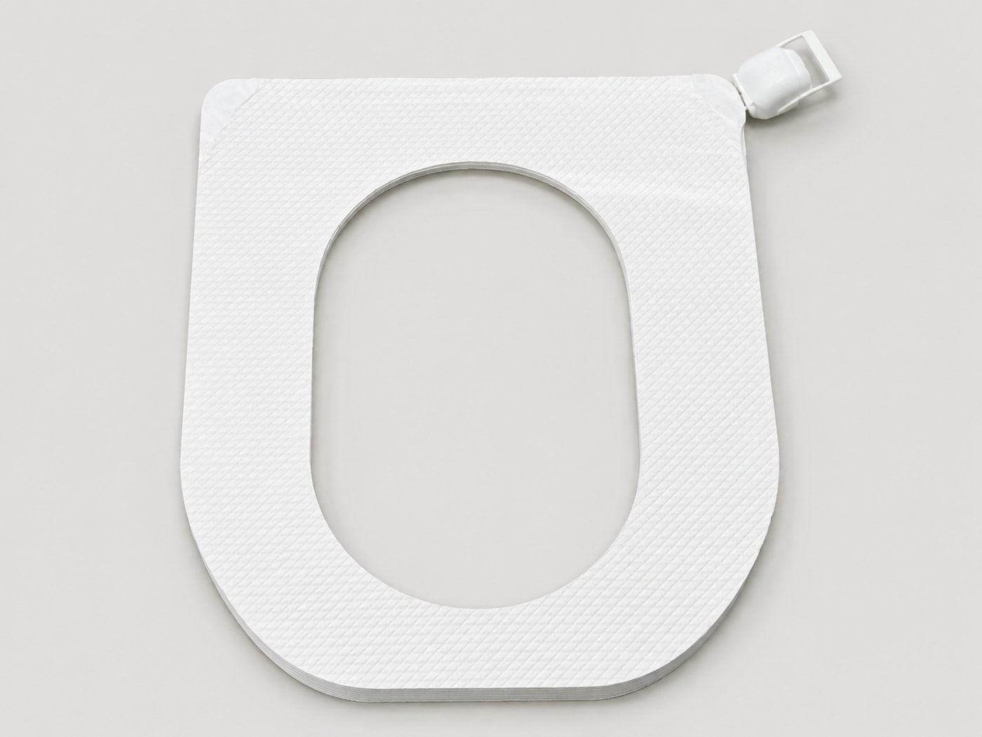 PooPoo paper seat covers and side separator — product design visualization